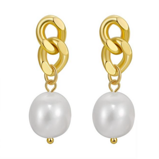 Pearl earrings